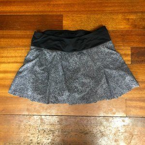 Lululemon Grey Ruffled Tennis Skirt